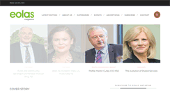 Desktop Screenshot of eolasmagazine.ie